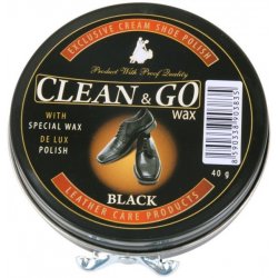 Clean & GO Wax krém na obuv černý 40 g