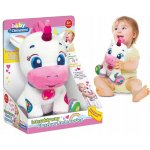 Clementoni Baby jednorožec interaktivní naučný na baterie Světlo Zvuk PLYŠ – Sleviste.cz