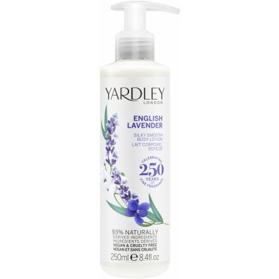 Yardley Anglická levandule Tělové mléko s hydratačním účinkem, 250 ml – Hledejceny.cz