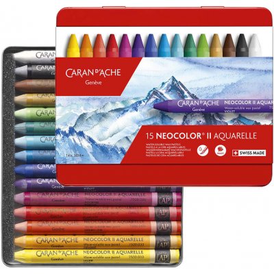 Neocolor II, Caran d´Ache Akvarelové voskové pastely – Sleviste.cz