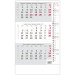 Nástěnný Helma Tříměsíční šedý s poznámkami 2026 – Sleviste.cz