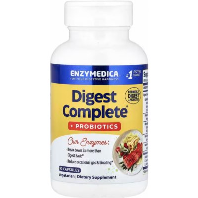 Enzymedica Digest Complete s Probiotiky 90 kapslí – Hledejceny.cz