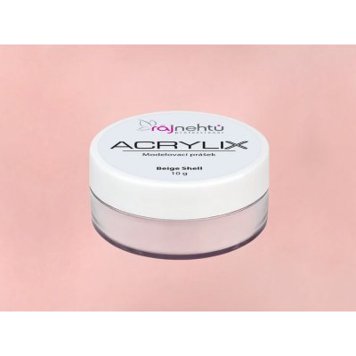 Ráj nehtů Akrylový prášek ACRYLIX Beige Shell 10 g – Hledejceny.cz