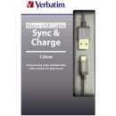 Verbatim 48856 USB 2.0 A M - micro B M, 1,2m, šedý