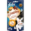 Pamlsek pro kočky Felix Crispies hovězího a kuřecího masa 8 x 45 g