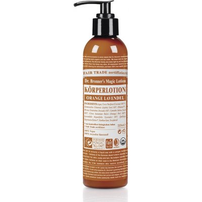 Dr. Bronner´s tělové mléko Orange Lavender 237 ml