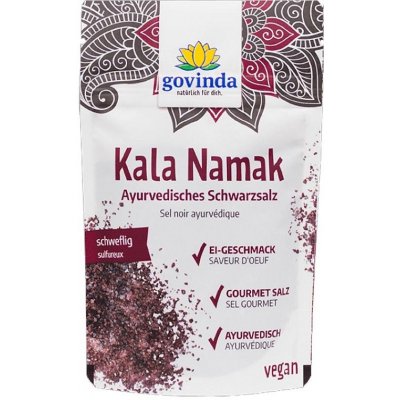 Govinda Ayurvedic Black Salt ajurvédská černá sůl Kala Namak 150 g