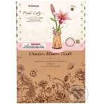 ROBOTIME Rowood 3D dřevěné puzzle Růžová lilie 73 ks – Hledejceny.cz