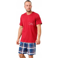 Pánské pyžamo Ikar 812 HOTBERG L červená