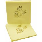 Paper Design Svatební ubrousky se zlatým potiskem krémové 33x33cm – Zboží Dáma