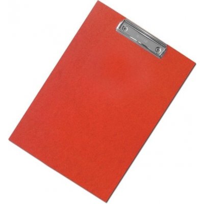 Podložka psací A4 PVC s klipem DONAU červená – Zboží Dáma