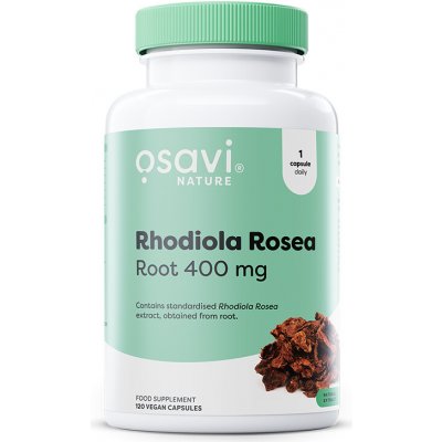 Osavi Rhodiola Rosea Root 400 mg 60 vegan kapslí – Hledejceny.cz