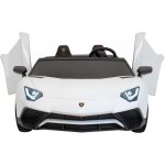 Mamido elektrické autíčko Lamborghini Aventador SV Strong 200W 24V bílá – Zboží Mobilmania