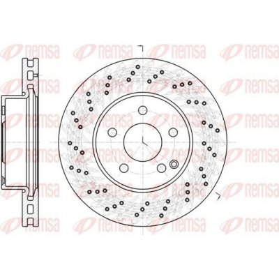 Brzdový kotouč REMSA 61068.10