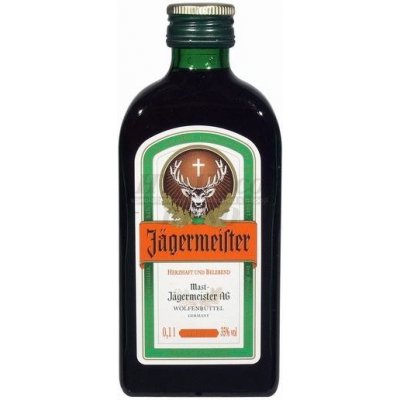 Jägermeister 35% 0,1 l (holá láhev)