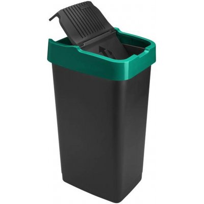 Heidrun Plastový odpadkový koš 60 l zelený – Zboží Mobilmania
