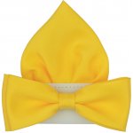 Quentino pánský matný s kapesníčkem PMSK25M kanárkově žlutý – Zboží Dáma