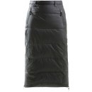 Skhoop dlouhá péřová sukně přes kalhoty Alaska černá