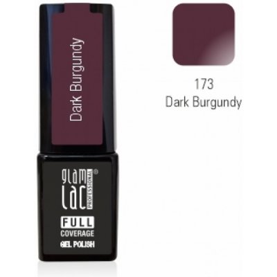 GlamLac Gel lak fialový 173 Dark Burgundy 6 ml – Hledejceny.cz