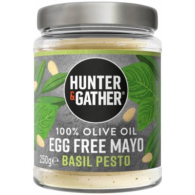 Hunter a Gather Olivová vegan majonéza Basil pesto 250 g