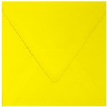 Obálka čtverec 13x13cm - žlutá – Zboží Živě