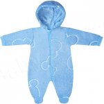 Baby Service Zimní kombinéza s kapucí wellsoft svítící ve tmě modrá – Zboží Dáma