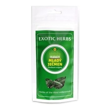 Exotic Herbs Mladý zelený ječmen 100% Sušená šťáva ve veganských 100 kapslí