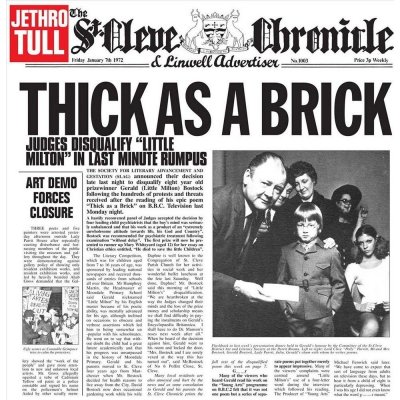 Jethro Tull: Thick As A Brick LP – Zbozi.Blesk.cz