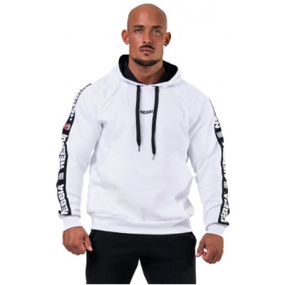 NEBBIA Unlock the Champion mikina s kapucí bílá – Zboží Dáma