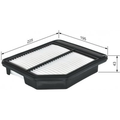 Vzduchový filtr BOSCH F 026 400 472 – Hledejceny.cz