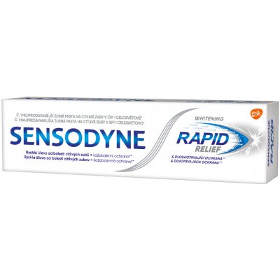 Sensodyne Rapid Whitening bělicí zubní pasta pro citlivé zuby 75 ml – Zboží Mobilmania