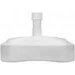 FIXKRAFT 119200FX Plastový stojan na slunečníky 39x39x13 cm, bílý – Zboží Mobilmania