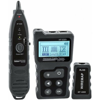 W-star Tester kabelů UTP WSNF8209, RJ45, Poe, hledací sonda (WSNF8209) – Zboží Dáma