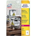 Avery Zweckform L4717-20 Odolné etikety 210x148mm 40 ks bílá – Sleviste.cz