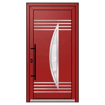 OknaDvereNaMiru.cz Vchodové plastové dveře INOX 2014 bílá 90 x 200 cm – Hledejceny.cz