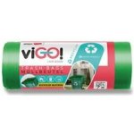 viGO! barevné pytle 120 l 7ks 40 µm zelené – Zboží Dáma