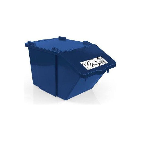 TTS Odpadkový koš na tříděný odpad TTS, 45 l, modrý 100385 od 955 Kč -  Heureka.cz