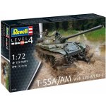 Revell Plastic ModelKit tank 03328 T-55A/AM with KMT-6/EMT-5 CF 18-03328 1:72 – Zboží Mobilmania