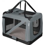 JUSKYS Přepravní box Lassie skládací a přenosný s dekou taškou a držadly oxfordská látka L 50 x 70 x 52 cm – Sleviste.cz