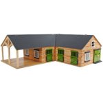 Kids Globe Farming stáj pro koně 68x77x27cm 1:24 – Hledejceny.cz