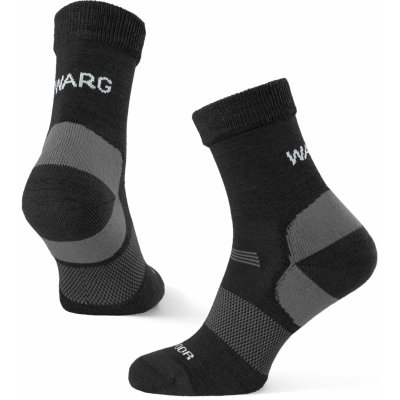 Warg Merino Hike K Dětské ponožky černá