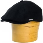 vlněná bekovka s knoflíkem a podšívkou černá – Sleviste.cz