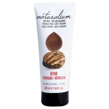 Naturalium vlasová maska s výtažkem z karité a makadamiovým ořechem (Repair Hair Mask Shea & Macadamia) 200 ml