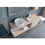 JIKA Cubito Pure umyvadlová deska 1281x1600 mm dub H46J4210105191 – Zboží Dáma