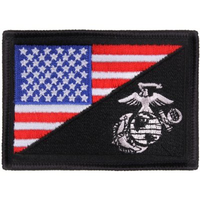 ROTHCO Nášivka vlajka USA/USMC velcro BAREVNÁ