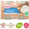 Dětský dezert a pudink Babybio Brassé z francouzského mléka natur 2 x 130 g