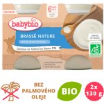 Babybio Brassé z francouzského mléka natur 2 x 130 g – Zboží Mobilmania