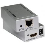 PREMIUMCORD HDMI extender na 60m přes jeden kabel Cat5e/Cat6 - khext60-1 – Hledejceny.cz