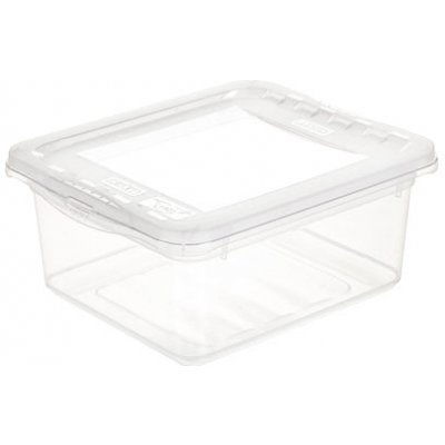 OKT Basixx Plastový box s víkem průhledný 1,7 l 19,5 x 16,5 x 10