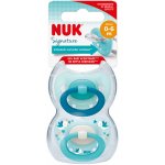 Nuk silikon šidítko 2 ks Signature Blue – Zboží Dáma